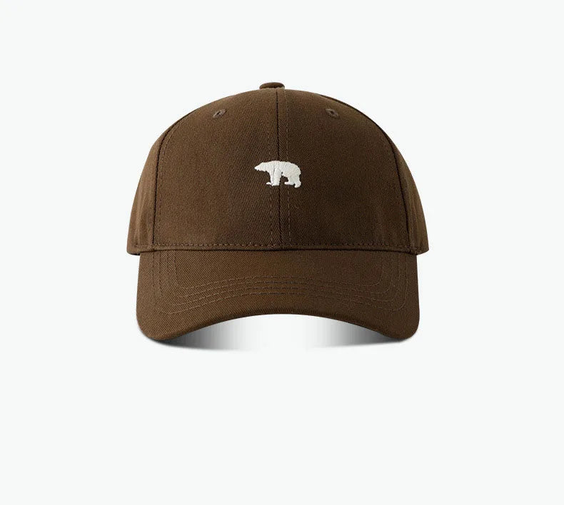 Stylish Bear Embroidered Baseball Cap Sun Protective Breathable Adjustable Ideal Casual Hat Men Women Unisex Baseball Cap