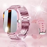 Smart watch with full touch screen, call, message reminder, music control and other functions, compatible with iPhone/android mo
