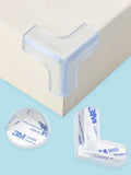 4/10pcs Children Anti Collision Corner Edge Protection Guards Baby Safety Corner Silicone Protector Table Soft Transparent