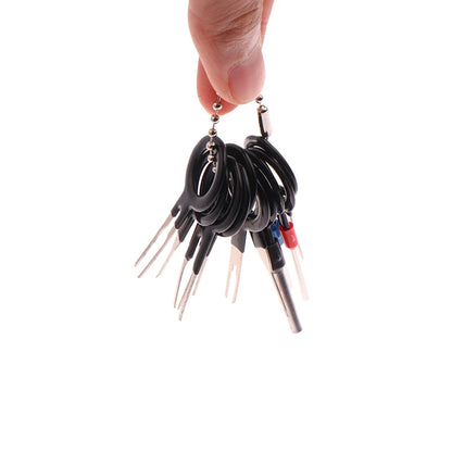 Car Terminal Removal Repair Hand Tools Electrical Wiring Crimp Connector Pin Extractor Kit