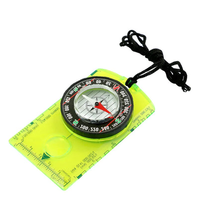 Brújula de orientación impermeable para lectura de mapas, brújula de placa base para actividades al aire libre, senderismo, caza, navegación, acampada, equipo de supervivencia.