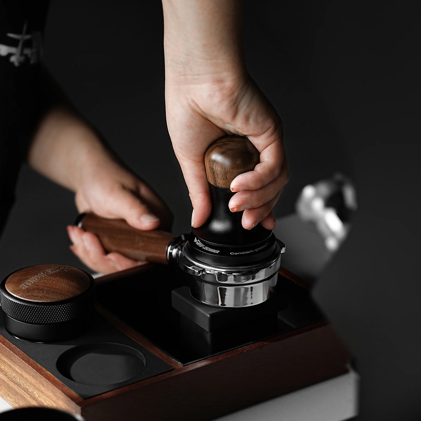 Apisonador de café de 51/53/58,35 mm, 13,6 kg, presión constante, nivelador de café con resorte calibrado, herramientas de barista.