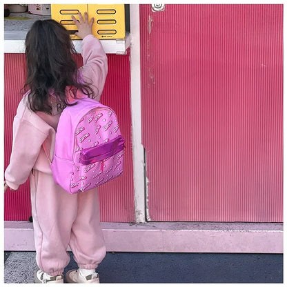 Kawaii Barbie Cartoon Anime Fashion Backpack Girl Barbie Princess Backpack Cute Kindergarten Kids Schoolbag Gift Toys