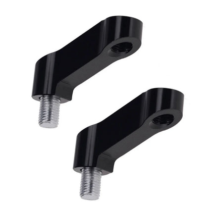 Motorcycle Rearview Mirrors Extension Riser Extend Adapter Mirror Extender Adapters Riser Supplies Rear View Base Mirrors Black