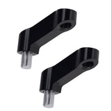 Motorcycle Rearview Mirrors Extension Riser Extend Adapter Mirror Extender Adapters Riser Supplies Rear View Base Mirrors Black