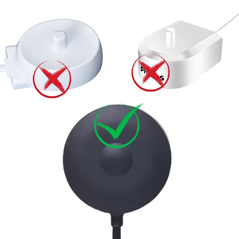 Suporte de Parede Adesivo para Carregador Circular de Escova Elétrica Oral-B iO
