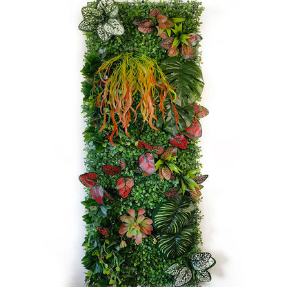 40X120CM Artificial Plant Lawn Subtropical Simulation Plant Grass Wall Panel Background Suitable For Hotel Garden Decoration