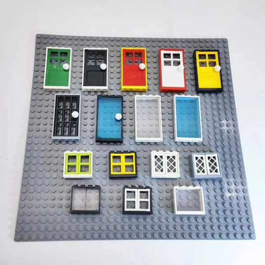 Bloques de construcción MOC House Doors Windows, piezas City Friends, bloques, juguetes compatibles, bloques clásicos, juguetes para niños, ladrillos, regalos