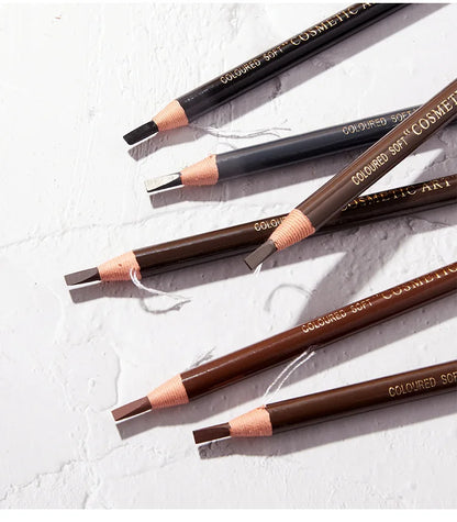 Waterproof Art Tint Makeup Eye Brow Pen 5pcs Professional Microblading Pencil Eyebrow Tattoo Tint Enhancers Cosmetic Wholesale
