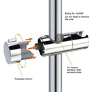 Universal Shower Head Holder Adjustable Shower Rail Holder Bathroom Accessories Replacement Hand Shower Bracket for Slide Bar