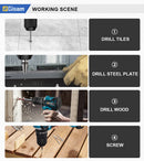 Gisam 65N.m 13MM 35+3 Torque Brushless Electric Impact Drill Cordless Electric Screwdriver Power Tool For Makita 18V Battery Pin