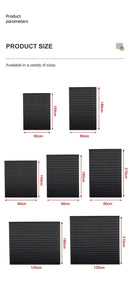 Self-Adhesive Pleated Blind High Shading Non-Woven Window Shade Bathroom Kitchen Balcony Zebra Blackout Curtain