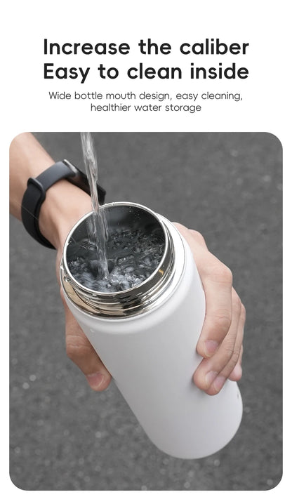 Cycling Thermal Water Bottle 0.65L Large Capacity Insulated Kettle Heat Storage Water Cup Sports MTB Cycling Accessories