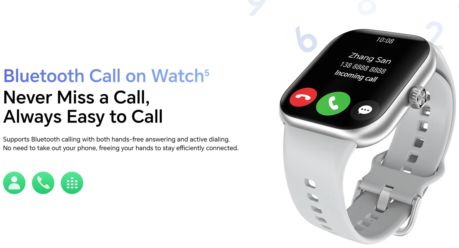 HONOR CHOICE INFOWEAR Watch 2 Pro – Tela AMOLED de 1,97" com bordas finas, suporte a barômetro e bússola, e posicionamento GNSS autônomo.