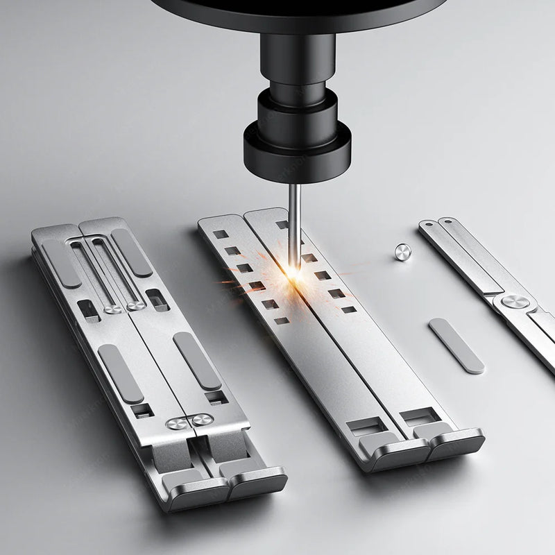 Adjustable Aluminum Alloy Laptop Holder Notebook Stand Lifting Cooling Bracket For Macbook Lenovo Portable Computer Accessories