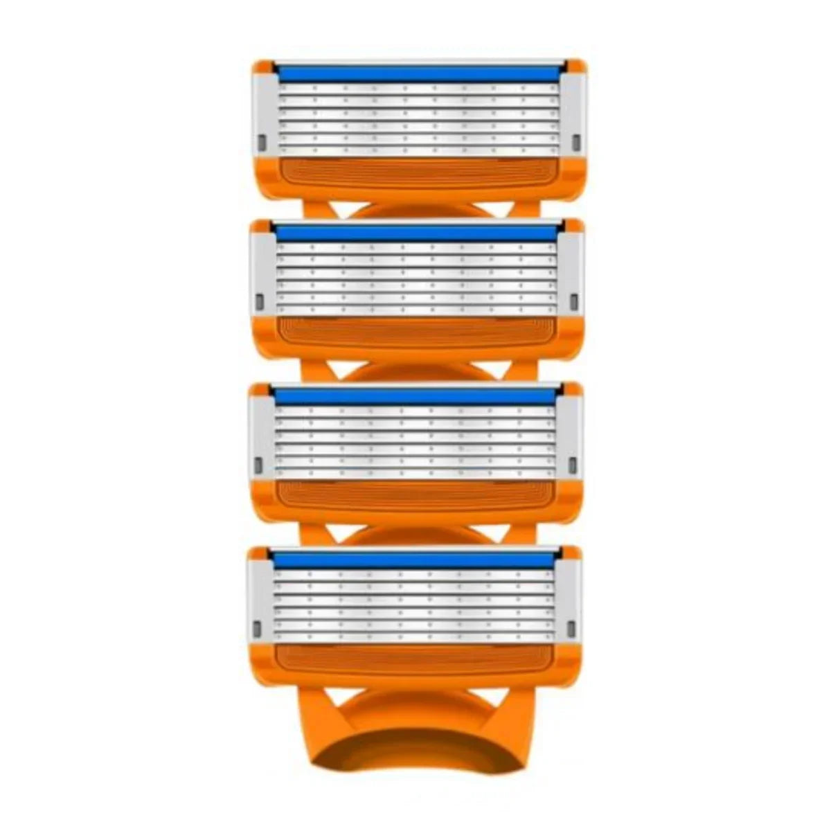 Cuchillas de afeitar de 5 capas para hombres, afeitado suave para la barba, recambios de 5 hojas para el cuidado facial.