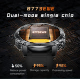 2025 1000mAh Super Capacity Battery Adult Men Smart Watch 1.7-inch Large Screen Bluetooth Call IP68 Waterproof SmartWatch Sports