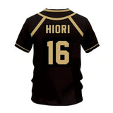 Camiseta de fútbol sala con estampado VL Replika Blue Lock Anime Bastard Munich, camisetas de verano para hombre y mujer, camisetas deportivas casuales, top