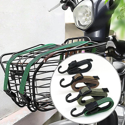 New Elastics Rubber Luggage Rope Cord Hooks Bikes Rope Tie Bicycle Luggage Roof Rack Strap Fixed Band Hook Car Accessories