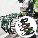 New Elastics Rubber Luggage Rope Cord Hooks Bikes Rope Tie Bicycle Luggage Roof Rack Strap Fixed Band Hook Car Accessories