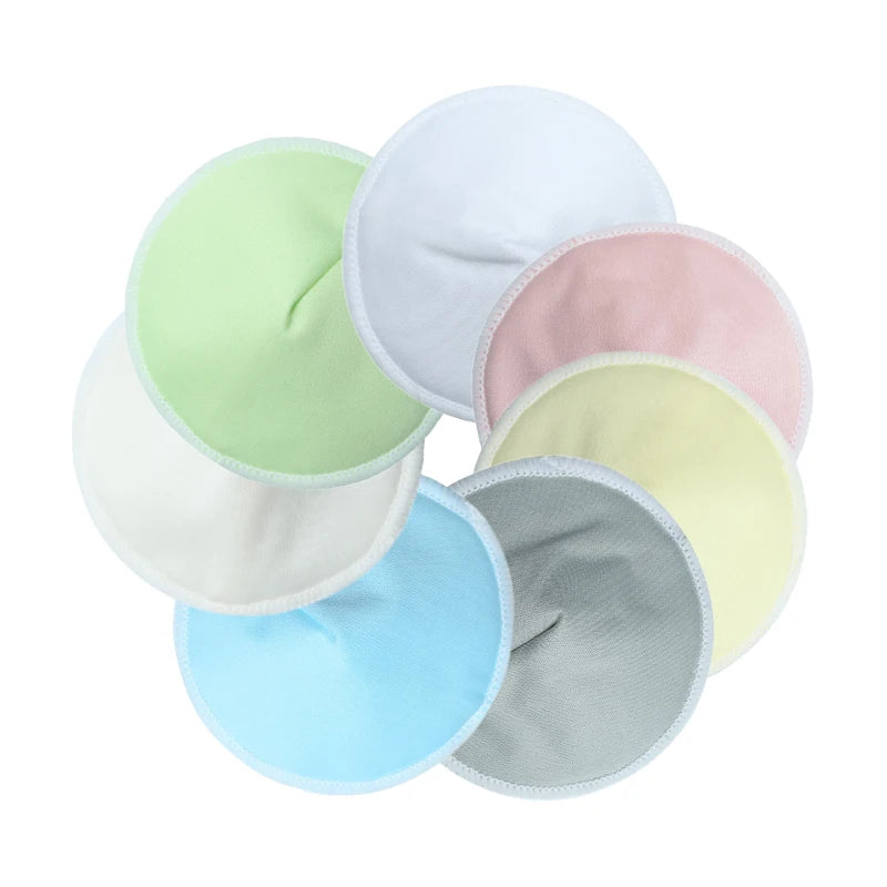 4 Pairs High Quality Reusable Nursing Pads Pregnant Women Skin Friendly Postpartum Washable Breast Pads Breastfeeding Accessory