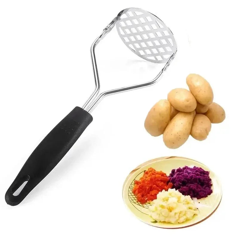 1pc Stainless Steel Manual Potato Ricer Garlic Masher Creative Potatoes Pumpkin Sweet Potato Masher Kitchen Gadgets