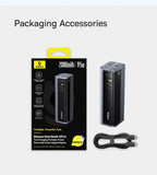 Baseus 145W Power Bank 20800mAh PD 100W Fast Charging with Smart Digital Display Portable External PowerBank for Laptop Phone 17