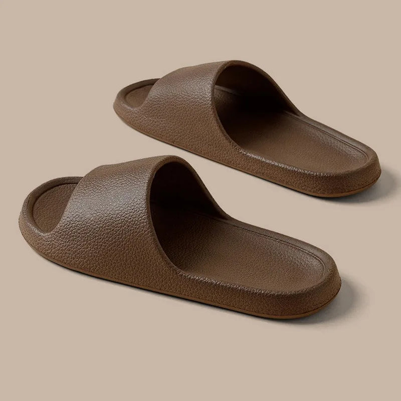 Summer Fashion Slippers Women's Shoes Cloud Slippers For Men Home Flat Sandals Massage Flip Flops Couples Bathroom Indoor Slides