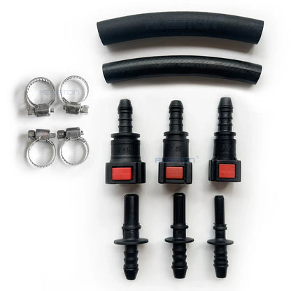 Fuel Pressure Test Kit, combustível manômetro, combustível injeção bomba Tester, Gauge Kit para carro, motocicleta, caminhão, 0-100PSI