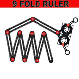 4/6/9/12 Aluminum Alloy Measuring For Tile Positioning And Opening Ruler Manual Multi-Angle Measuring Ruler Construction Tools