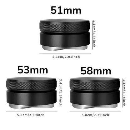 Café Distribuidora Espresso, Ferramenta de Distribuição, Leveler, 3 encostas angulares, Tamper Palm ajustável, Fits 51mm, 53mm, 58mm Portafilter
