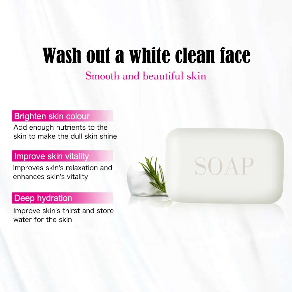 100g Snail Collagen Handmade Soap Face Body Cleansing Bleaching Soap Skin Moisturizing Brighten Hand-crafted Soap PM6861