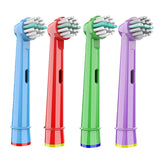 4 Pcs/Pack Kids Replacement Brush Heads For Oral B Children Electric Toothbrush Head Extra-Soft Bristles Brush Refill EB-10A