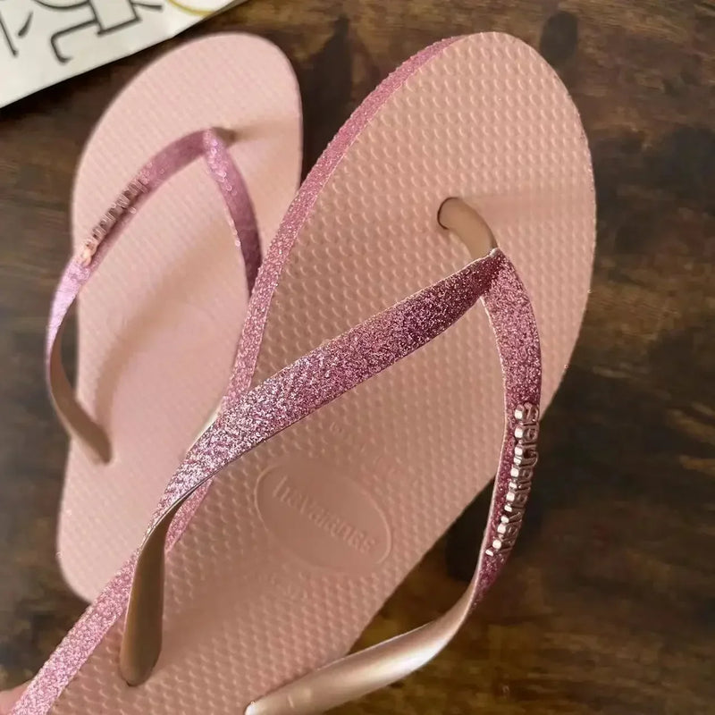 Women's flip flops Havaianas outdoor anti slip beach slippers