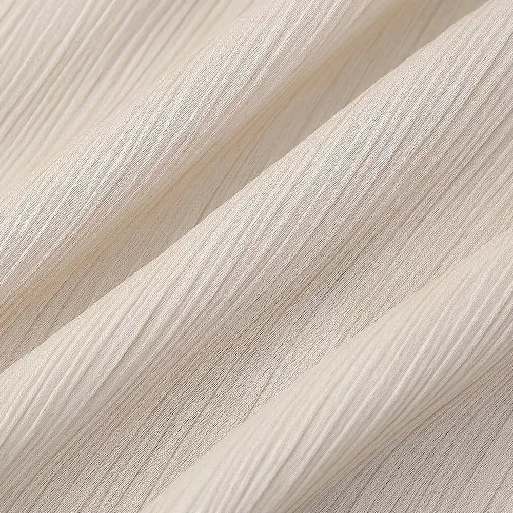 Conjunto de chaqueta y pantalón de traje cruzado con efecto arrugado para mujer, primavera y verano 2024, estilo europeo y americano