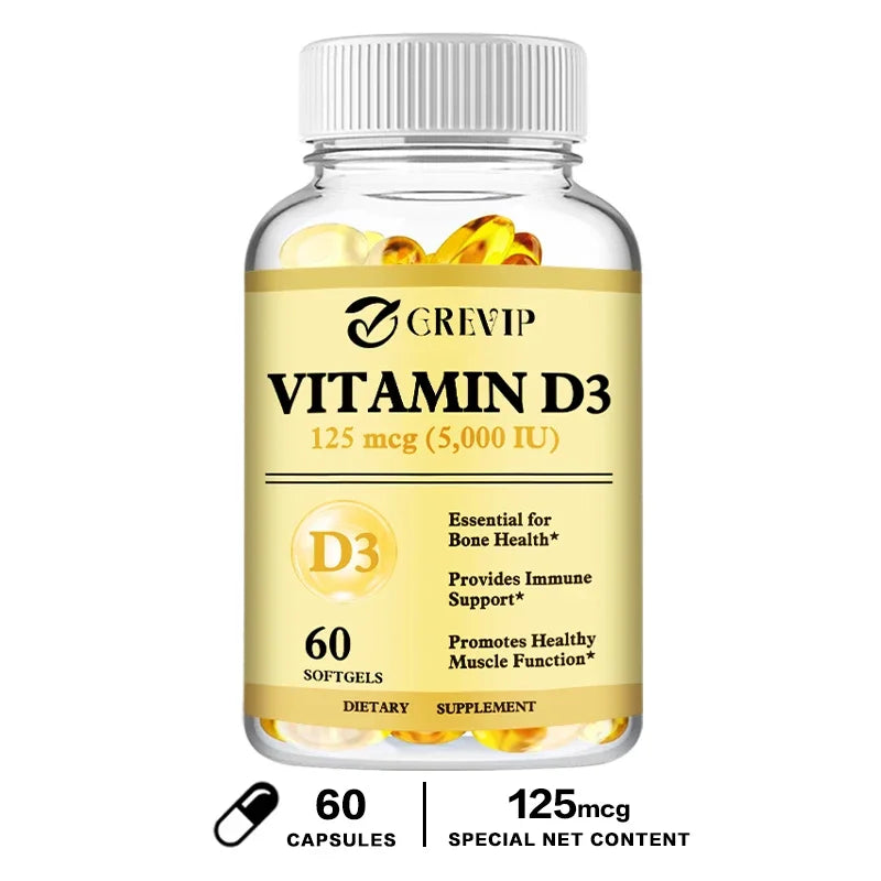 Vitamin D3 - Promotes Healthy Muscle Function and Immune SupportSupplement