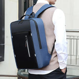 Fashion Business Laptop Backpack Large Capacity Shockproof Computer Bag Casual Office Travel Shoulder Bag for Work