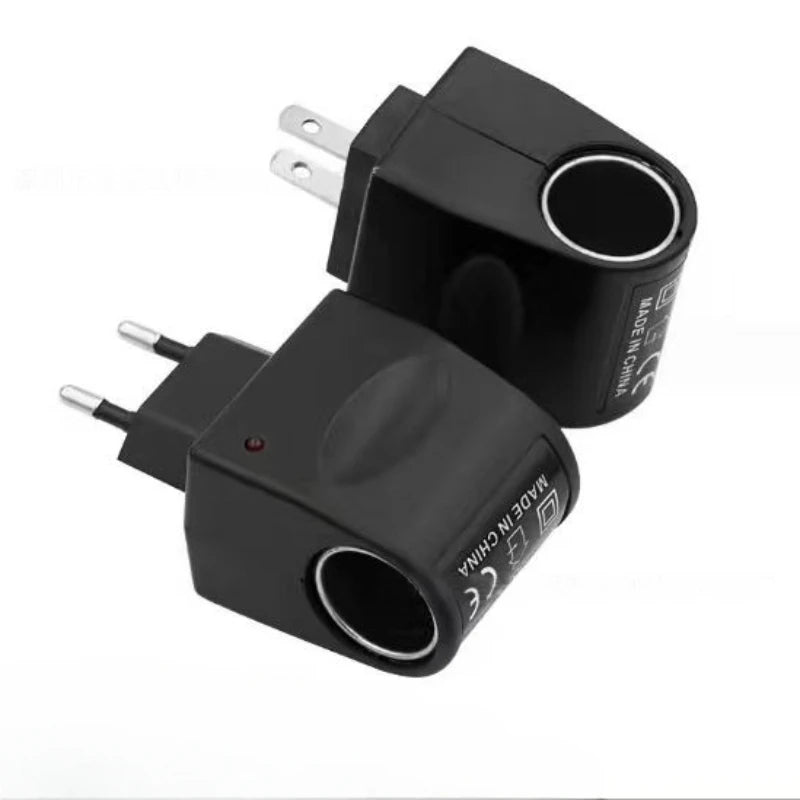 Adaptador de isqueiro do carro ac 220v para dc 12v ue eua plug conversor tomada de parede adaptador conversor automático acessório do carro