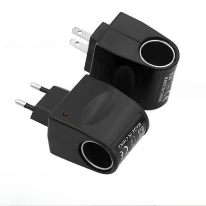 Adaptador de isqueiro do carro ac 220v para dc 12v ue eua plug conversor tomada de parede adaptador conversor automático acessório do carro