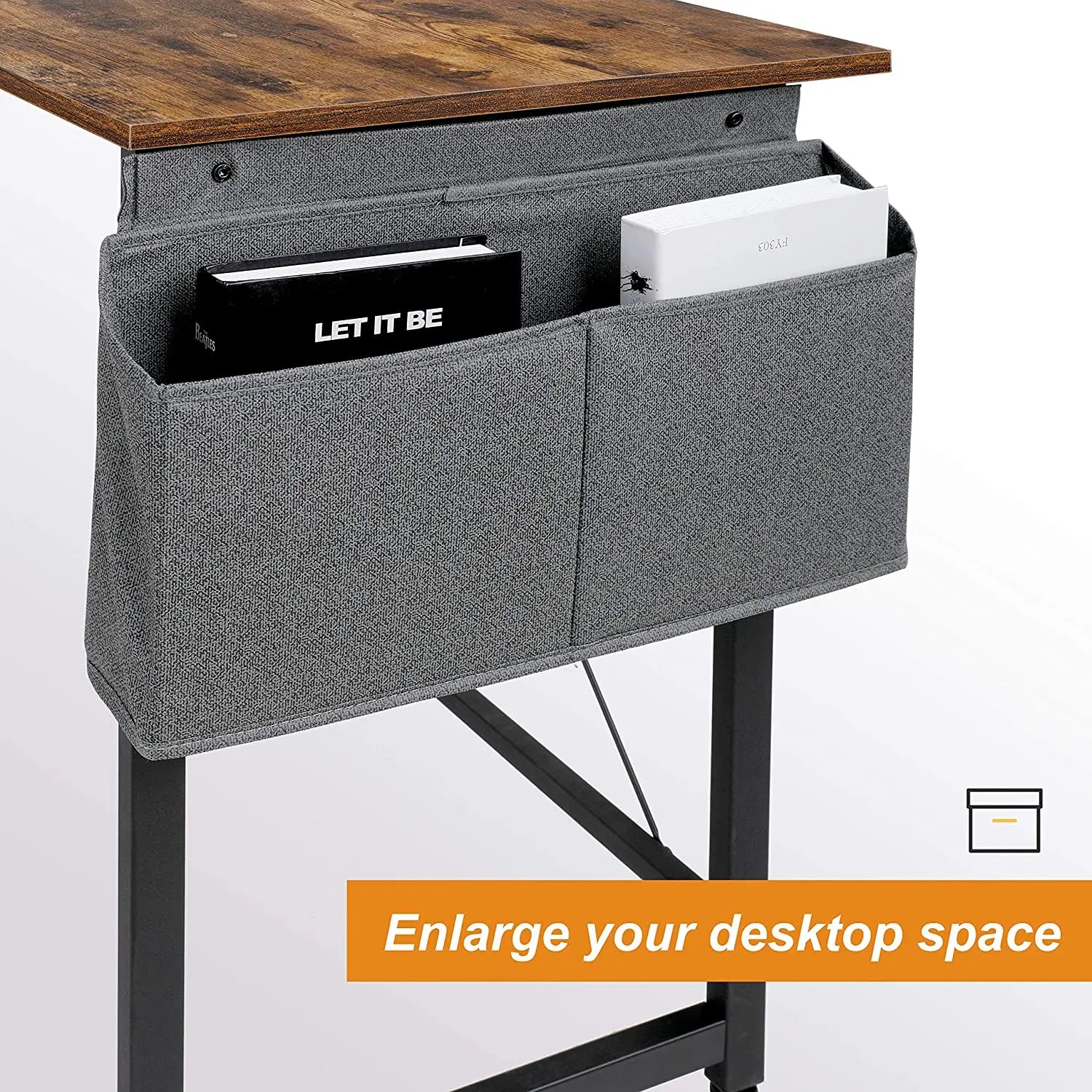 Escritorio en forma de L Homfa de 170 cm (66,5") para ordenador, gaming, portátil, oficina, mesa de trabajo esquinera, escritorio de estudio, 170 x 120 x 75 cm