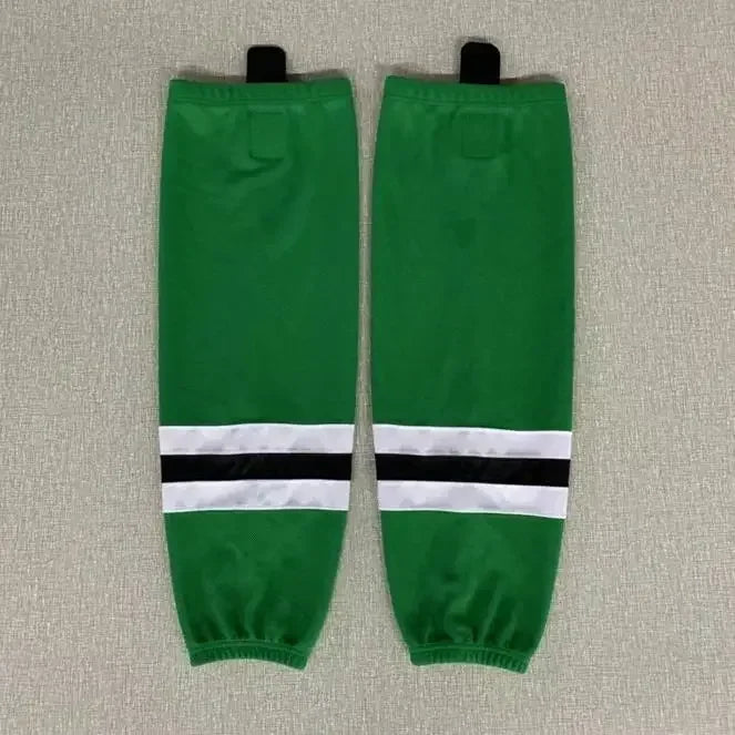 1 Pair Multiple Colors Knit Ice Hockey Socks 100% Polyester Team Training Socks Practice Socks Hockey Equipment Sports Sock