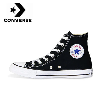 Converse Chuck Taylor All Star Men and Women Skateboarding Shoes Low-top Outdoor Vintage Sneaker White Black