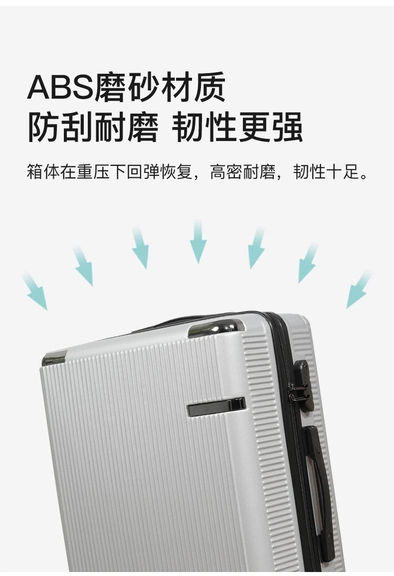 2025 Luggage Set 3-Piece 20' 24' 28' Suitcase Travel Bag with Multi-Directional Wheels Password Lock Large Capacity Carry on