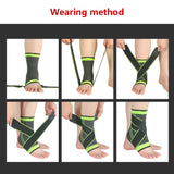 Ankle Protector Sports Gym Accessories Men Women Sports Wrap Compression Basketball Ankle Support Running Knitted Ankle Brace