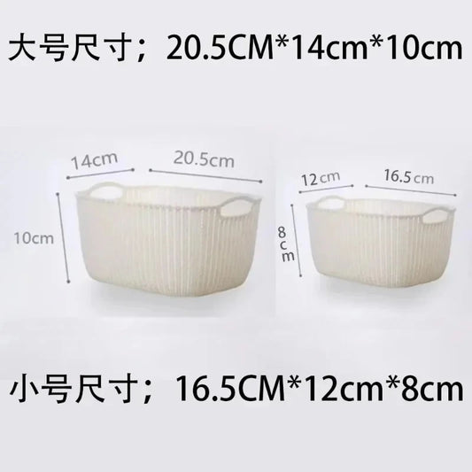 Home Accessories Plastic Washing Storage Basket for Kitchen Snack Box Bathroom Shower Caddy