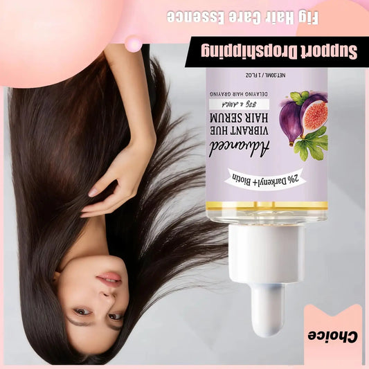 Natural Fig Hair Care Essence Nourishing Softening Dry Deep Conditioning Strengthen Roots Scalp Repair Damaged Biotin Hair Cream