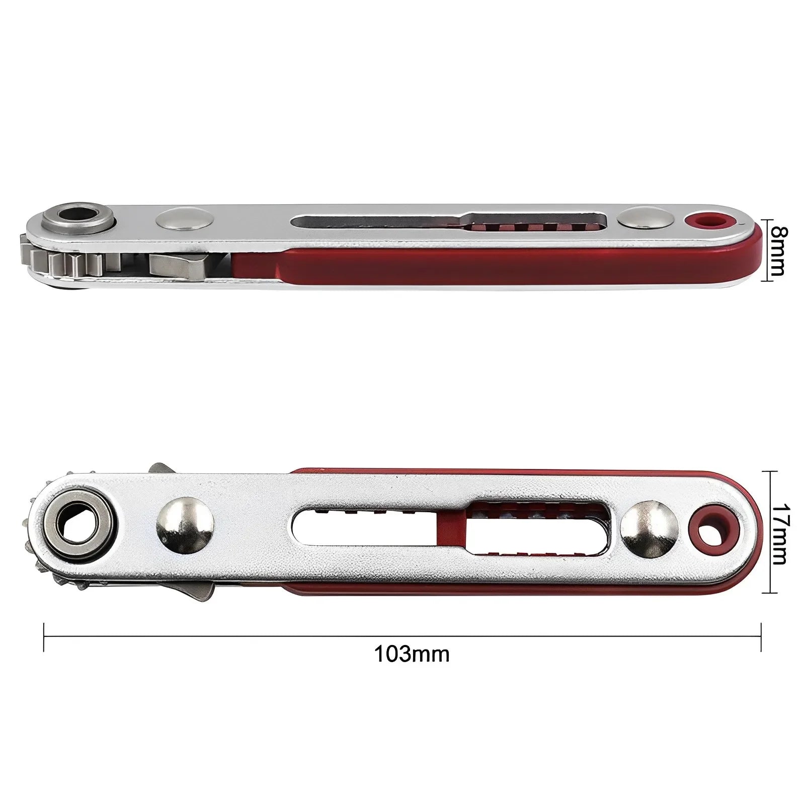 Mini llave de trinquete con cabeza acodada, mango de destornillador compensado de 90 grados con juego de puntas, llave de trinquete con cabezal de doble accionamiento, herramienta de mano