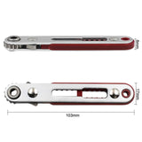 Mini llave de trinquete con cabeza acodada, mango de destornillador compensado de 90 grados con juego de puntas, llave de trinquete con cabezal de doble accionamiento, herramienta de mano