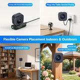 Mini Security Camera Pro 4K FullHD WiFi Surveillance With 2 Way Audio Motion Detection Infrared Night Vision Security Cam