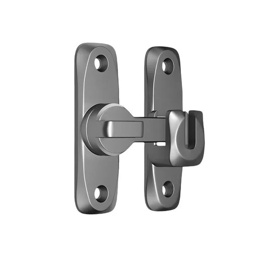 1pc Sliding Door Latch Home Security Latch Bolt Zinc Alloy 90 180 Degree Easy Install Lock Bathroom Sliding Door Bolt Latch